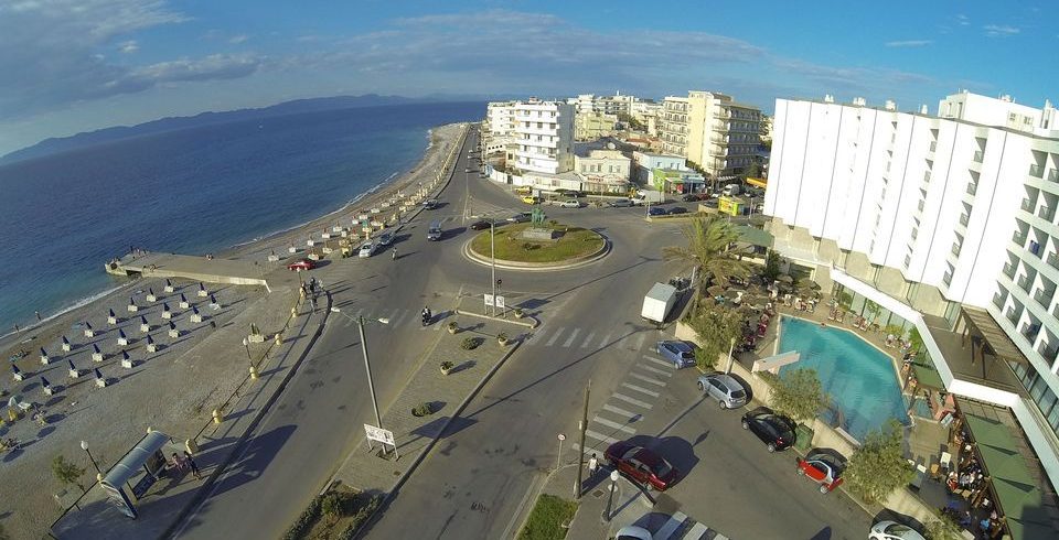 Blue Sky City Beach Rhodos