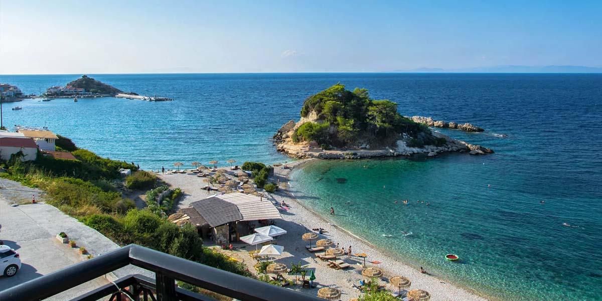 Sunrise Beach Kokkari Samos